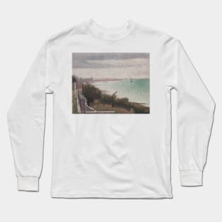 Grandcamp, Evening by Georges-Pierre Seurat Long Sleeve T-Shirt